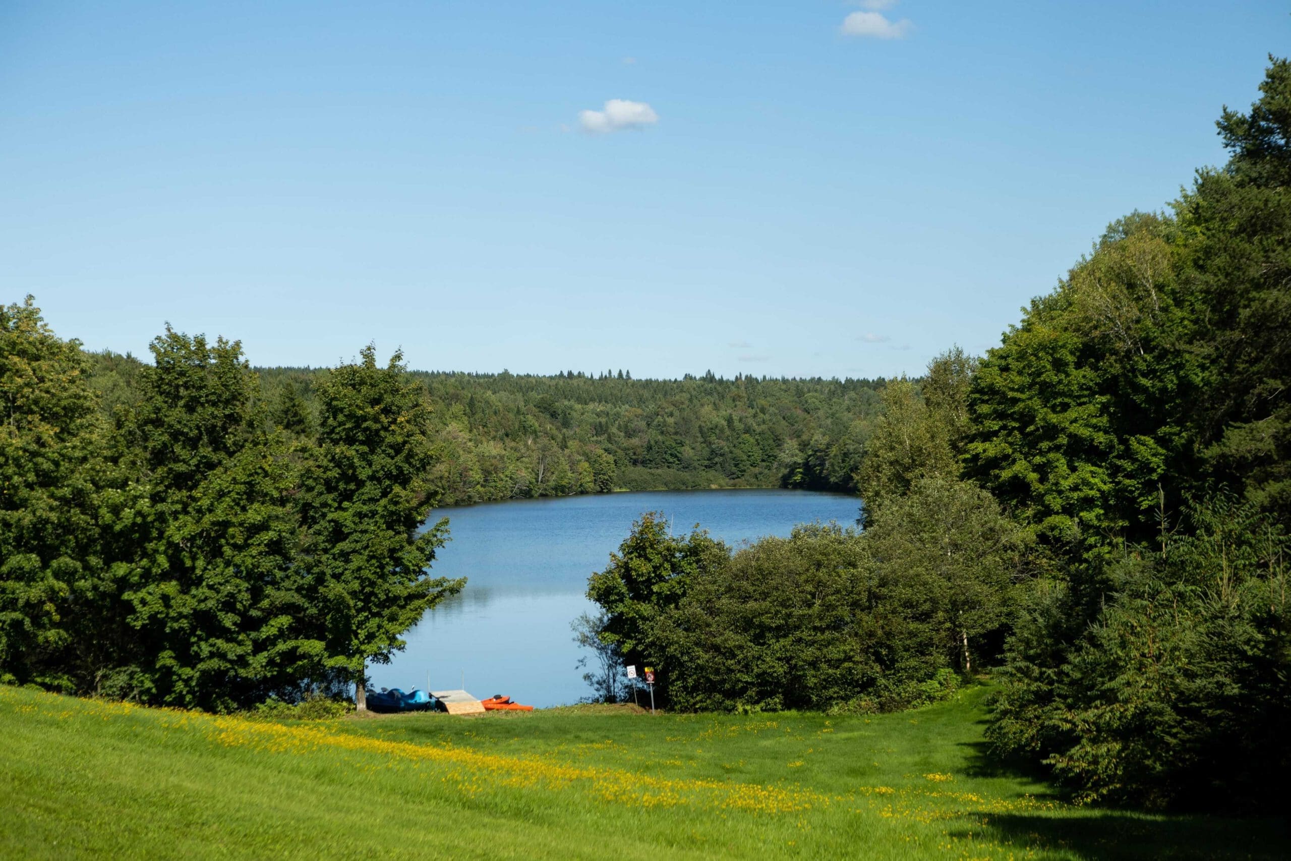 paysage vue sur un lac